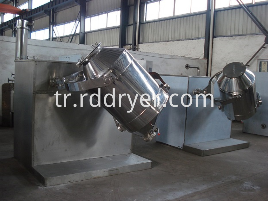 High Efficient Syh 3D Mixer for Dryer/Homogenizer for Dried Powder Homogenization